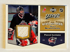 2007-08 Upper Deck MVP One On One Jerseys Pascal LeClaire/Manny Legace OO-LL