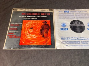 SXL 2197 WB/GR Ruggiero Ricci, violin, Gamba: Carmen, Havanaise, Zigeuner. 1E/1E - Imagen 1 de 8