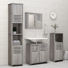Wooden Bathroom Tallboy Cabinets Cupboard Storage Bedroom Home Furniture Shelves