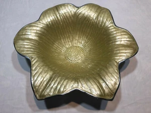 Bowl, 20 1/2", Serving bowl, Lily, Enamel and cast aluminum, Handmade, New - Picture 1 of 3