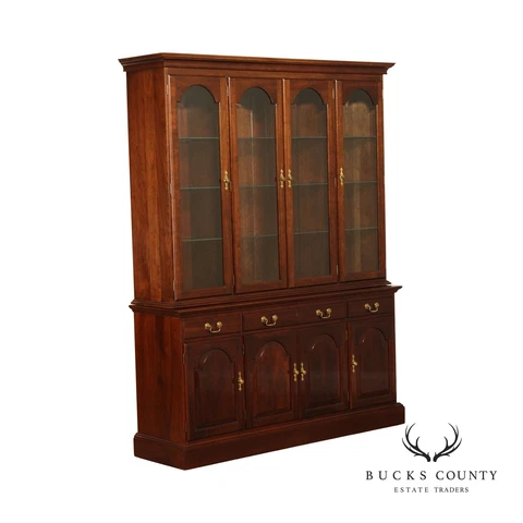 Stickley Chippendale Style Cherry China Cabinet Cover