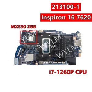 Placa madre para Dell Inspiron 16 7620 213100-1 i7-1260P CPU MX550 2 GB GPU - Imagen 1 de 6