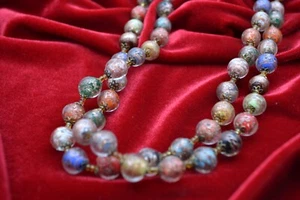Vintage Venetian/Murano Glass Bead Lampwork Necklace - Picture 1 of 4