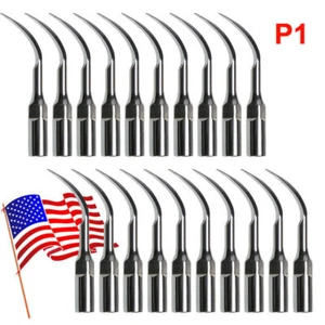 5-20* Dental Ultrasonic Piezo Perio Scaler Tip P1 For WOODPECKER EMS Handpieces - Picture 1 of 13