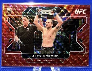 Alex Morono RC #25 Ruby Red Wave Prizm Rookie MMA 2022 Panini Prizm UFC - Picture 1 of 2