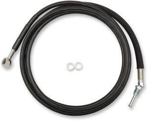 Drag Specialties +12" 82-1/8" Black Hydraulic Clutch Lines 0661-0062 - Picture 1 of 1