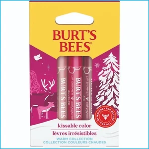 Burt's Bees Kissable Color Warm Collection, Peony Fig & Rhubarb Lip Shimmer - Picture 1 of 12