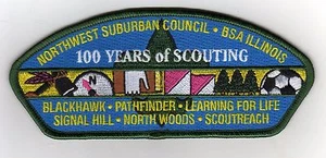 Northwest Suburban (Illinois) Council (S-21) CSP, 100th Anniv. BSA, Mint! - Picture 1 of 1