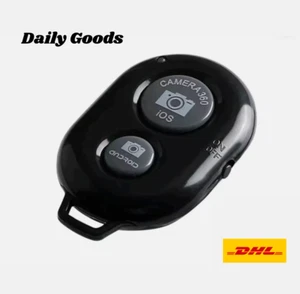 Mini Bluetooth Smartphone Kamera Auslöser Fernbedienung Schwarz EILVERSAND NEU - Bild 1 von 6