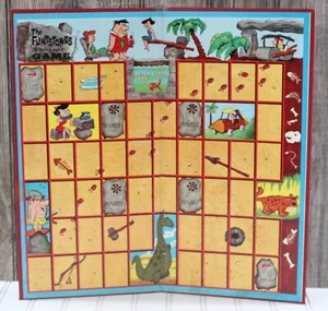 The Flintstones Stoneage Game Board Game Transogram 1961 {GAME BOARD ONLY} - Picture 1 of 6