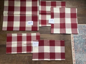 Set of 5 PILLOW Buffalo Check Covers - Never Used - Picture 1 of 1