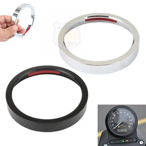 Speedometer Gauge Bezel Trim Ring Cover For Harley Sportster Softail Road Glide - Picture 1 of 15