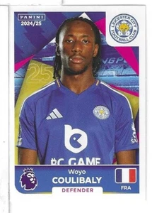 panini premier league 2025 - squad updates - U24 - Woyo Coulibaly (Leicester) - Picture 1 of 1