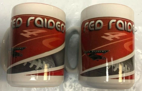 Texas Tech Red Raiders 15 on2 Tone Sublimated Coffee Mug SET OF 2 Cover