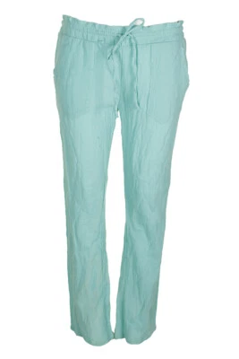 Miken Swim Green Crinkled Draw Cord Pocket Pants Cover Up M - Image 1 of 3