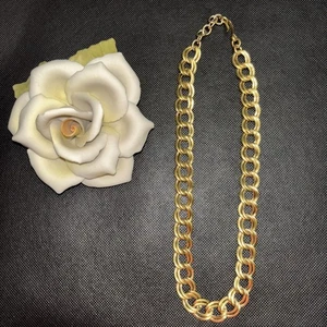 Vintage Curb Linked Monet Adjustable Necklace - Picture 1 of 4
