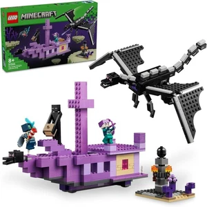 LEGO® Minecraft® The Ender Dragon and End Ship 21264 Adventure Toy and Explorati - Picture 1 of 12