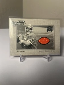 2000 Fleer Greats -Feel the Game- John Elway Jersey HOF SB MVP Denver Broncos - Picture 1 of 2