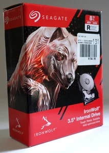 Seagate IronWolf 8TB ST8000VN004 Internal Hard Drive HDD 3.5 Inch SATA 6Gb/s - Picture 1 of 7