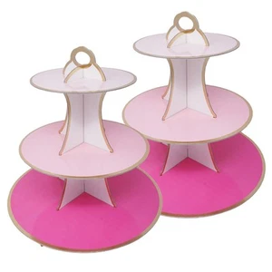 3-Tier Dessert & Cupcake Decorative Serving Tray Stand for Birthdays and All ... - Picture 1 of 8