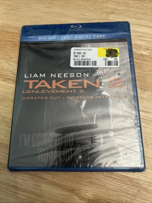 Taken 2  (Blu-Ray + DVD Set 2012) UNRATED CUT  Liam Nelson - NEW Authentic - Image 1 of 4