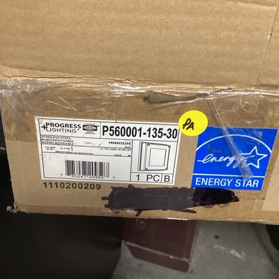 Progress Lighting P560001-135-30 LED Light STAINLESS STEEL NEW 🟡 - Image 1 of 4