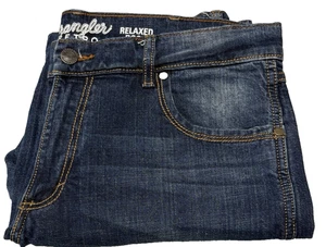Wrangler Retro- Relaxed Boot Jeans - Men's Size 35 " x 34"-Blue-Stretch-WRT20JH - Picture 1 of 9
