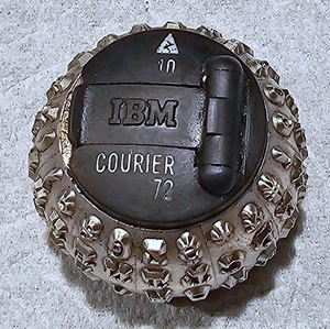Vintage IBM COURIER 72 PITCH 10 Type Ball Print Element for Selectric I and II - Picture 1 of 4