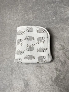 Just Born Gray Koala Bear Baby Blanket White Thermal Waffe Swaddle Lovey - Picture 1 of 4
