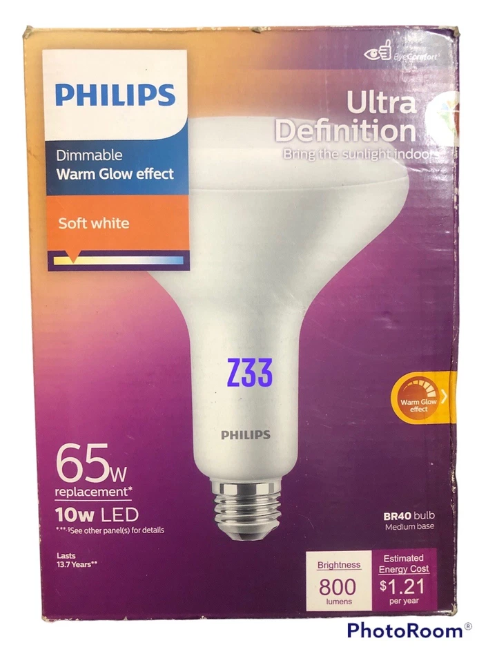 Philips 65w Br40 Sw Wg Led Bulb 576512 Philips 576512 046677576516 - Image 1 of 1