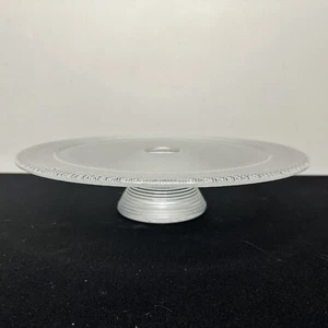 Kosta Boda LIMELIGHT Cake Plate Stand Made In Sweden 12 1/2” By Goran Warff - Picture 1 of 8