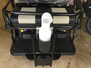 Golf Bag Holder Bracket Attachment Cart Rear Seat fits EVOLUTION Golf Cart - Bild 1 von 6