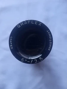Vintage Graflex 5" F 3.5 Coated Anastigmat Projection Lens - Picture 1 of 3