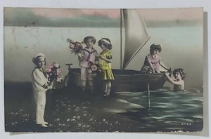 85161 Cartolina - Bambini - VG 1916 - Imagen 1 de 4