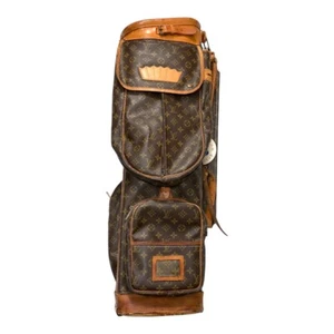 AUTH LOUIS VUITTON MONOGRAM Vintage CADDY GOLF SHOULDER BAG LV - Picture 1 of 10
