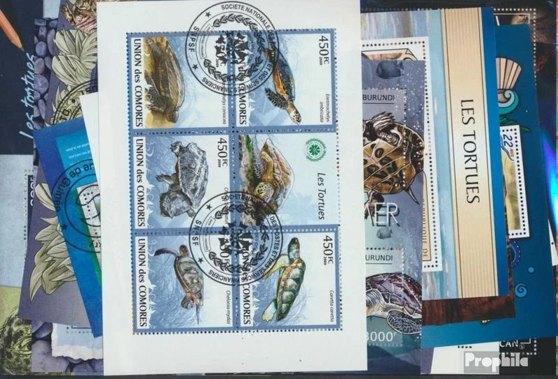 Motives Timbres 25 différents tortues blocs - Photo 1/1