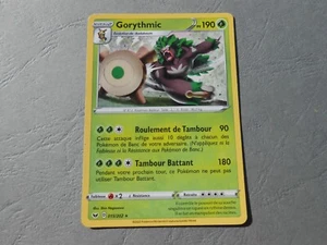 Carte Pokémon - épée et bouclier 015/202 Gorythmic PV190 RARE - FR - Imagen 1 de 3