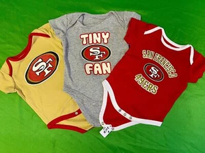 NFL San Francisco 49ers 3er Set Bodys/Westen 3-6 Monate - Bild 1 von 5