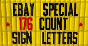 8" Changeable Sign Letters for Outdoor Marquee Portable Signs - Picture 1 of 2