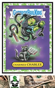 2022 Topps Garbage Pail Kids: Book Worms Booger Green #50a Charmed Charlee - - Picture 1 of 2