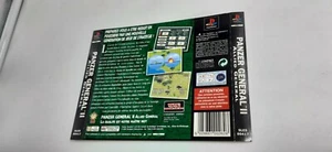 Jaquette arrière officielle Jeu Sony Playstation 1 PS1 Panzer General II  - Photo 1/1