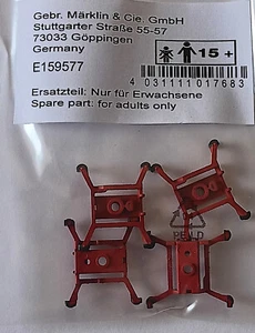 Märklin E159577 Trägerisolation Träger Pantograph rot 4 Stück NEU OVP, 159577 - Bild 1 von 1