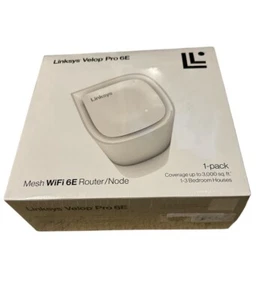 Linksys Velop Pro 6E WiFi Mesh System One Cognitive Mesh Tri-Band router Sealed - Picture 1 of 8