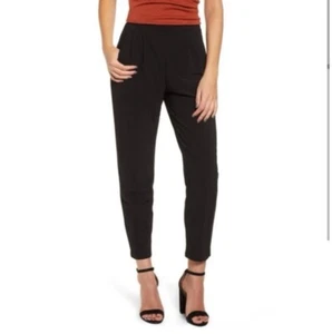 Leith Trouser Nordstrom Pants S Womens Pull On Pleated Comfy Office Tapered Boho - Picture 1 of 9
