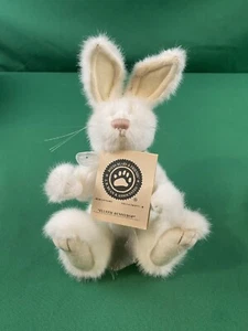 Boyds Bär Plüsch - Fluffie Bunnyhop 8 Zoll - #522700-01 rosa Band verbundene Gliedmaßen - Bild 1 von 6