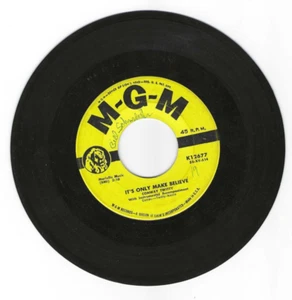 CONWAY TWITTY I'll Try/It's Only Make Believe VINYL 45 RPM BX2-64 - Picture 1 of 2