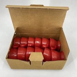 Solo Cozy Cup Holders Box of 12 Vintage Red Plastic Party USA Made 68R - Picture 1 of 5