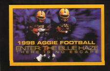North Carolina A&T Aggies--1998 Football Pocket Schedule--Coke