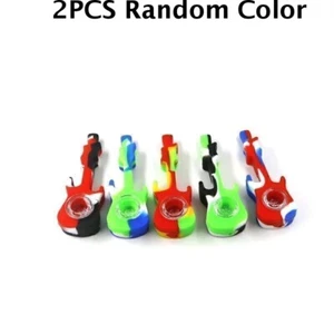 Compre 1 y obtenga 1 gratis tubo de guitarra color aleatorio tubo de silicona cuenco de vidrio de 1 o 7 orificios - Imagen 1 de 8
