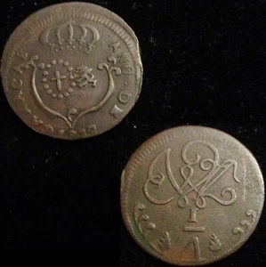 ESPAÑA, 232-FERDINANDO VII, 1 CUARTO 1817 FECHA PEQUEÑA, CARACAS, ESCASO, MUY BUEN ESTADO. - Imagen 1 de 1